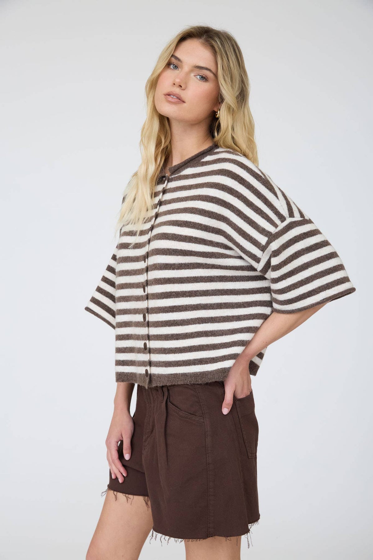 chocolate cardi