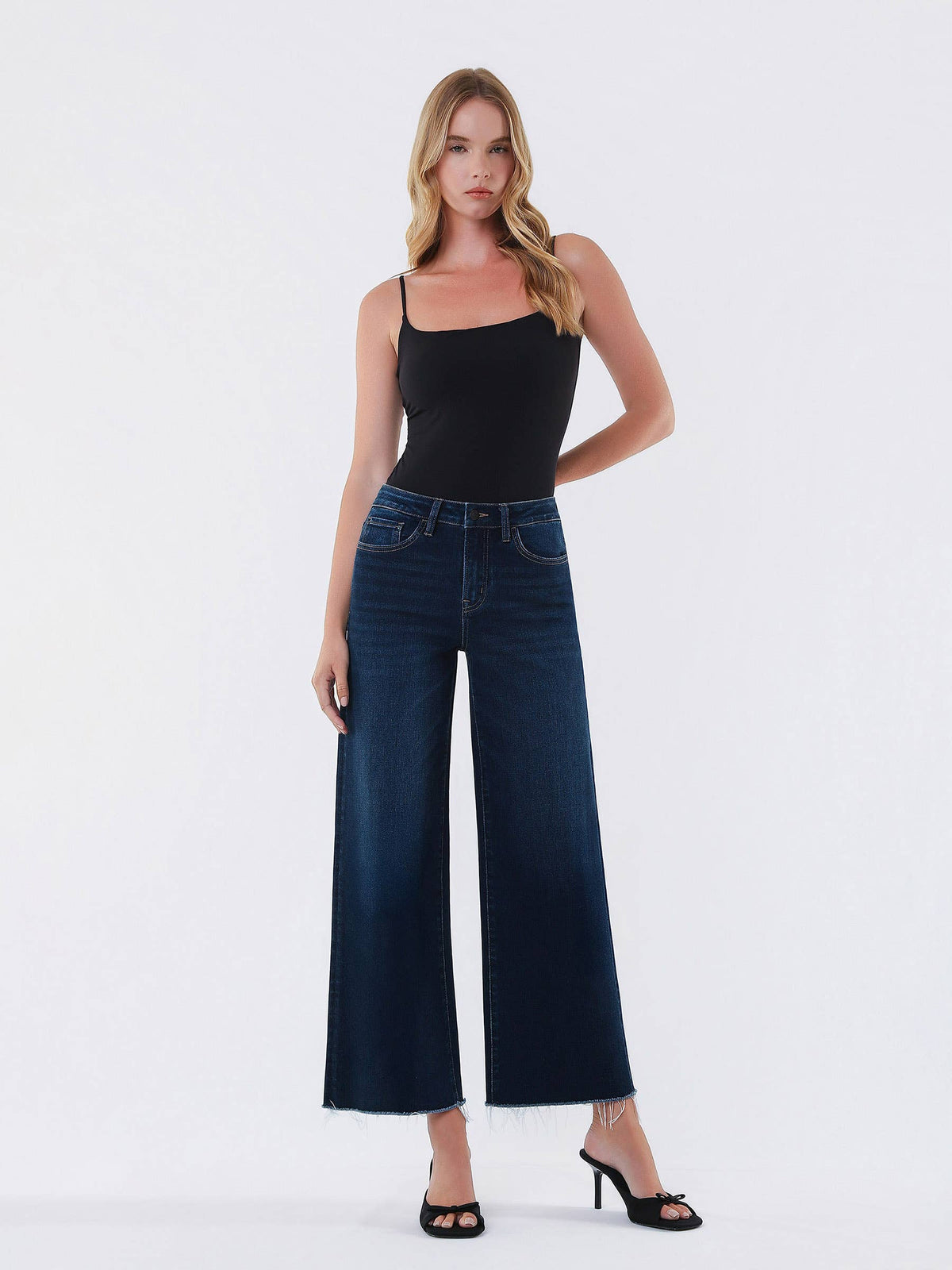 Midnight hem jeans