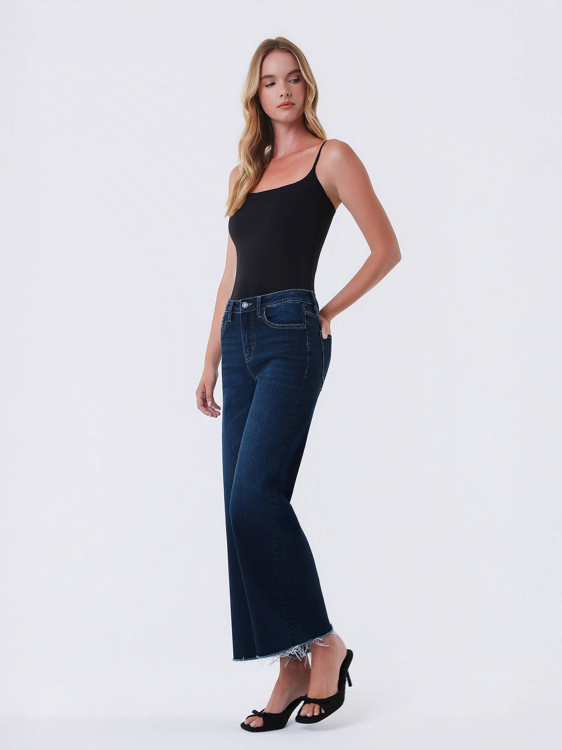 Midnight hem jeans