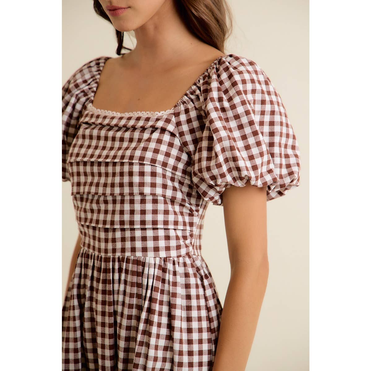 Country picnic midi dress ￼